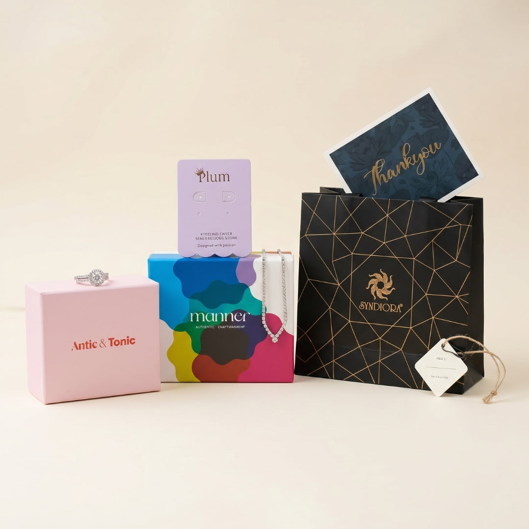 Custom mailer boxes with brand colour and foil detailing