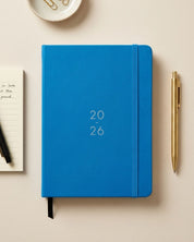 2026 Yearly Planner Bright Blue