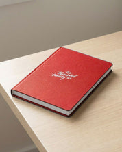 2026 Yearly Planner Deep Red