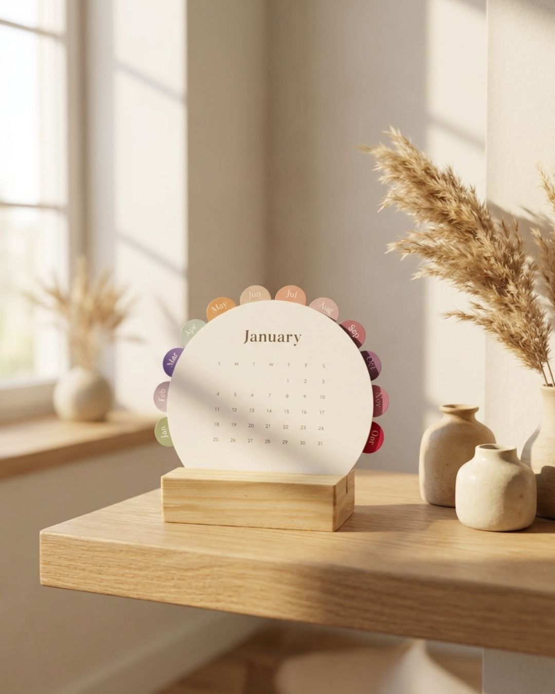 Year in a Circle Calendar