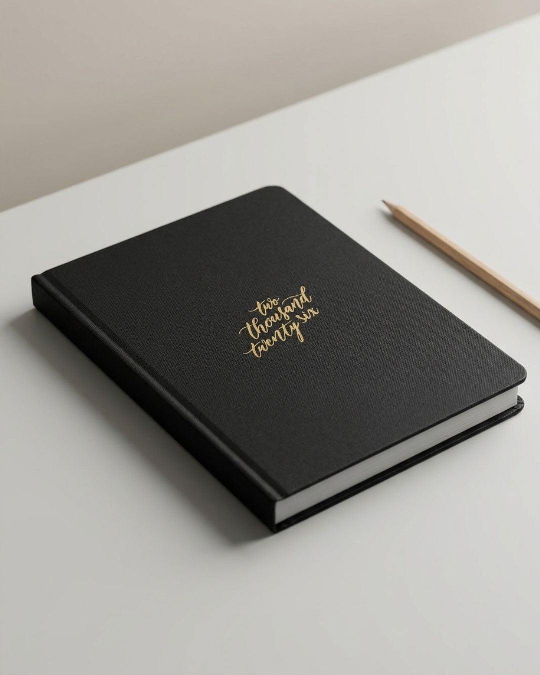 2026 Yearly Planner Matte Black