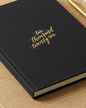 2026 Yearly Planner Matte Black