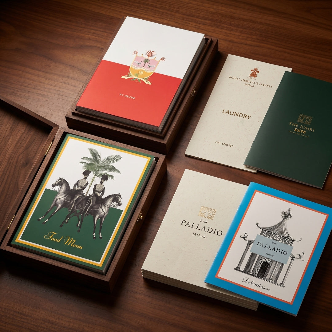 Custom branded packaging with emboss and spot UV finish